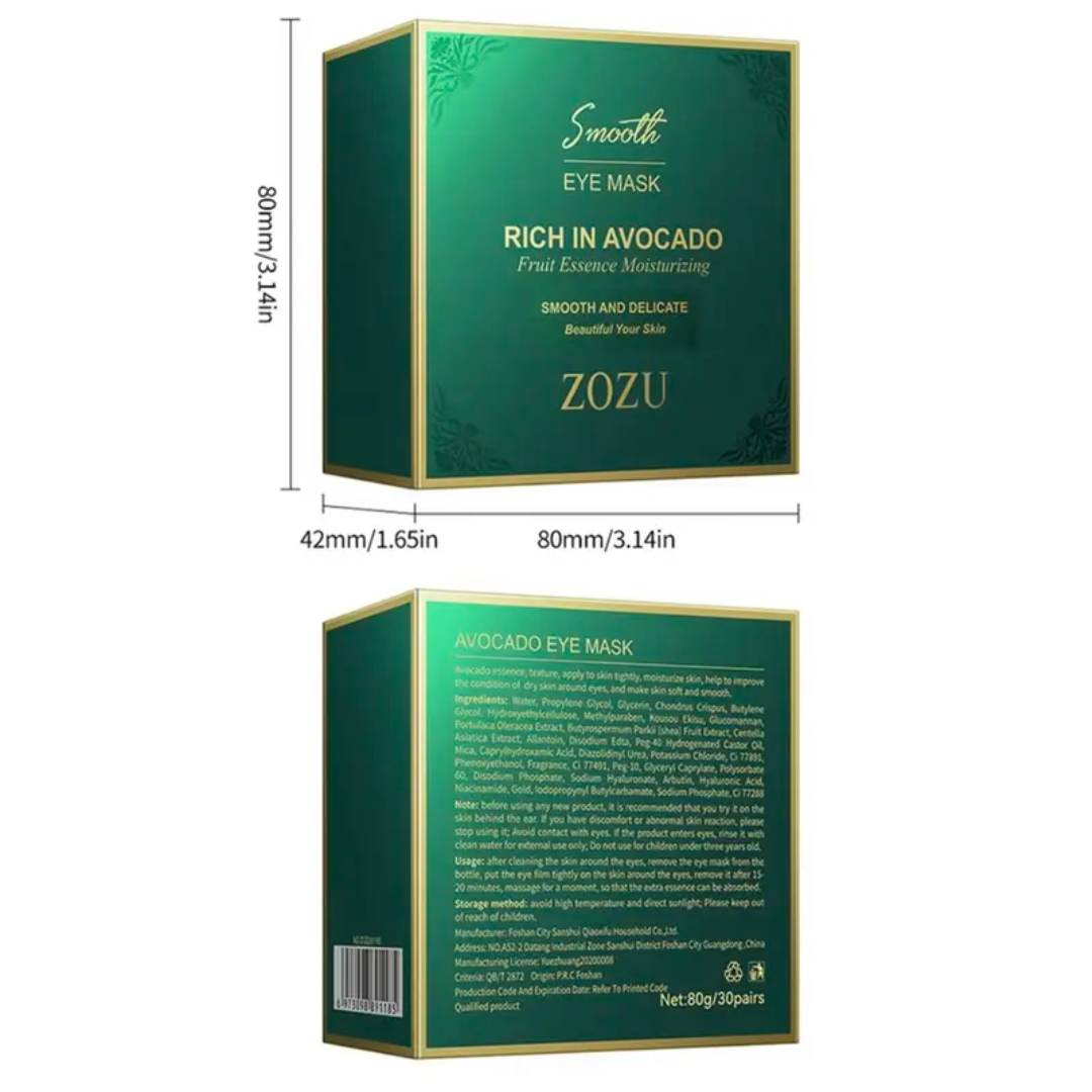 AvocaGlow™ Hydro-Lift Eye Patches (BOGO)