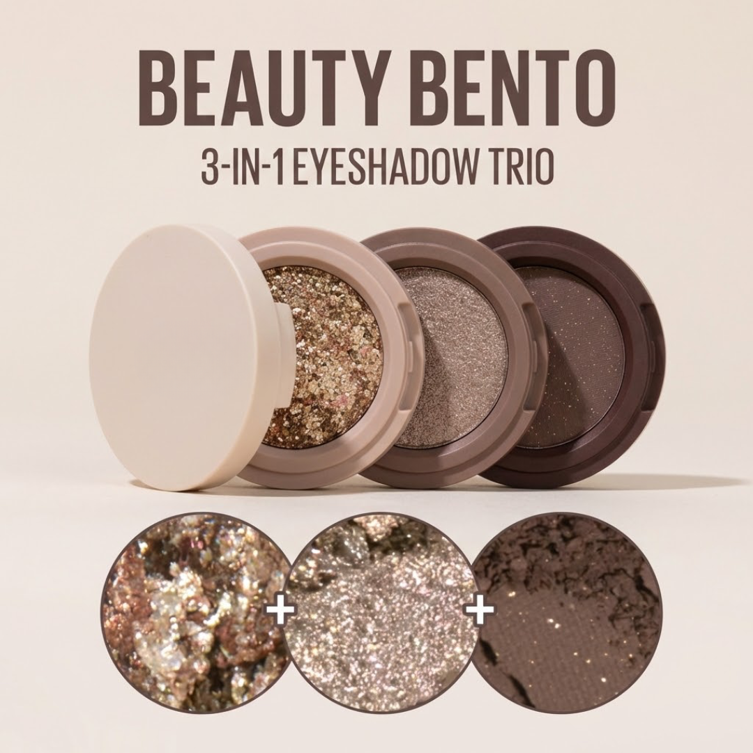 Beauty Bento™ 3-in-1 Eyeshadow Trio (BUY 1 GET 1 FREE)