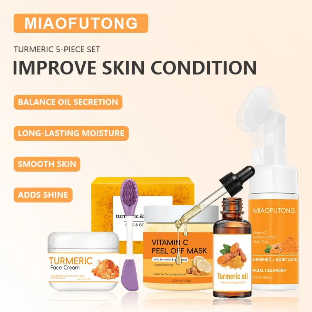 Turmeric 6-Piece Skincare Set