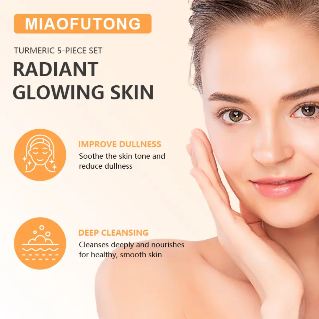 Turmeric 6-Piece Skincare Set