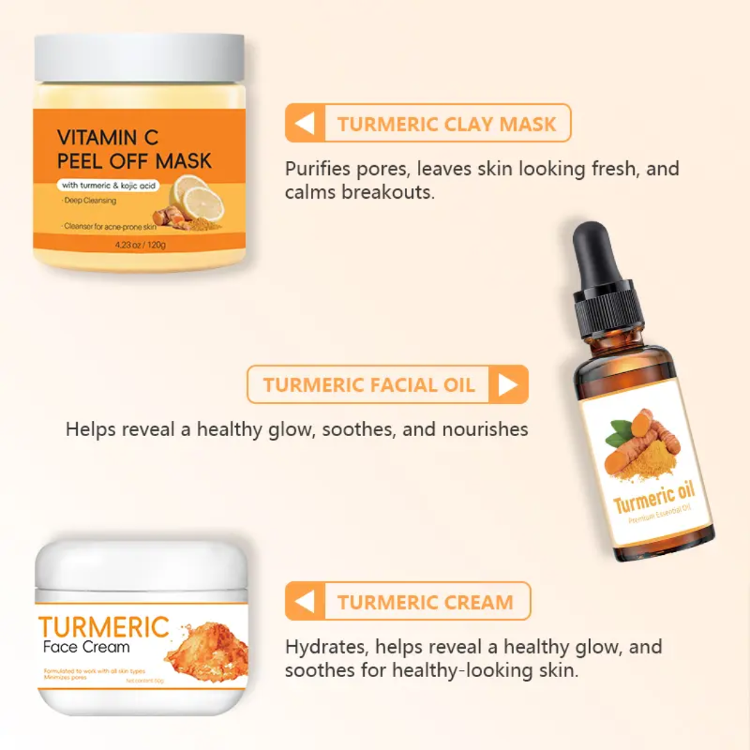 Turmeric 6-Piece Skincare Set