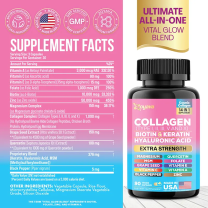 Cosmic Collagen 14-in-1 Capsules